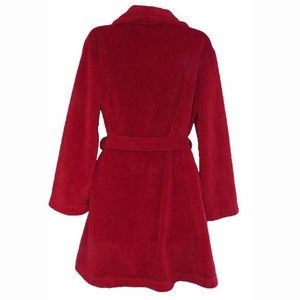Capelli of New York Intimates & Sleepwear - CAPELLI NY Robe S Red THICK PLUSH Thigh Length Capelli of New York Intimates & Sleepwear - CAPELLI NY Robe S Red THICK PLUSH Thigh Length